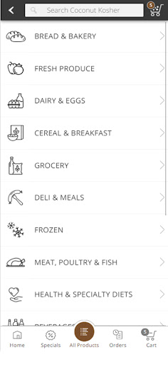 Coconut Kosher Screen 2