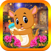 Orange Joey Kangaroo Escape