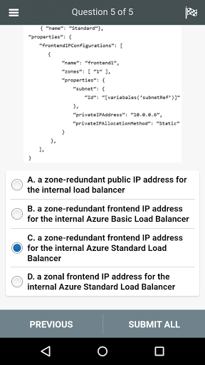 AZ-120 All-in-One Exam Screen 3
