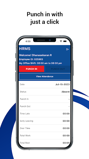 Smart Travel - HRMS Screen 2
