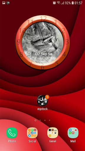 Android application Clock Widget, Weather, Counter screenshort