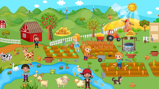 Pretend Play Farm Village Life  screenshots 1
