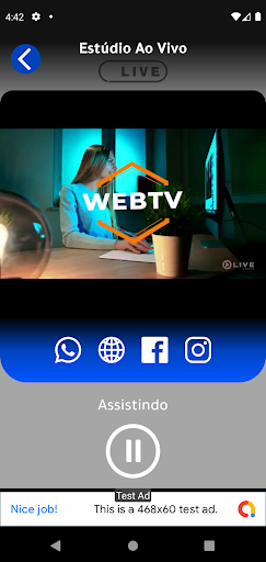 Web Rádio Ruy Baiano Screen 3
