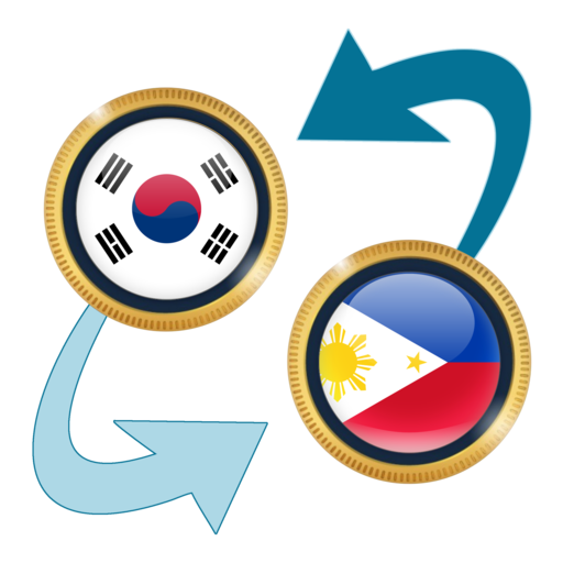 대한민국 원 x 필리핀 페소 앱 아이콘