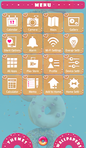 Happy Donuts Theme Screen 2