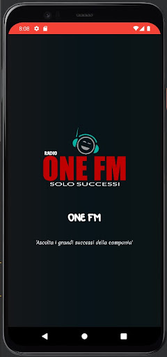 Android application One FM screenshort