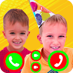 Cover Image of ดาวน์โหลด Vlad and Niki Fake Video Call and Chat simulate 1.6 APK