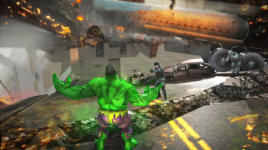 Incredible Muscle Superhero Monster Crime Battle 1.0 screenshots 7