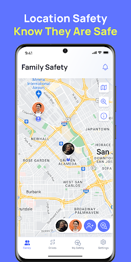 Android application OtoZen – Drive Safe & Live GPS screenshort