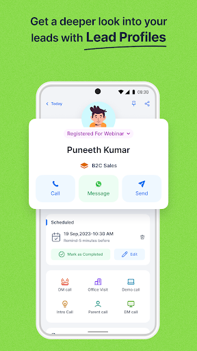 Android application Floww.ai Mobile Sales CRM screenshort