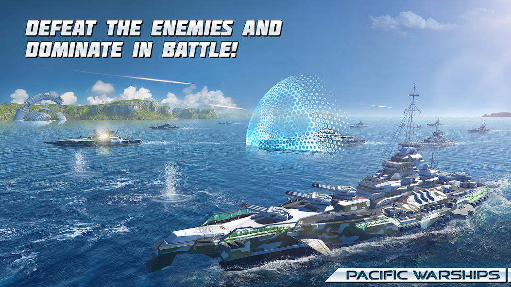 Pacific Warships: Naval PvP banner