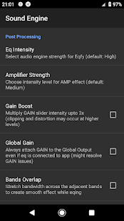 Eqfy Equalizer for Spotify Captura de pantalla