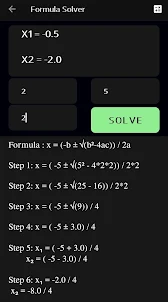 Formula Solver | Academic