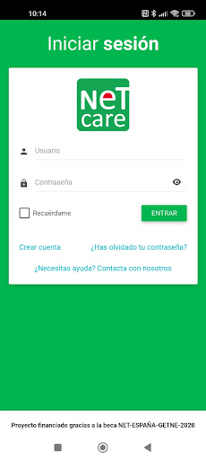 Android application NetCare screenshort