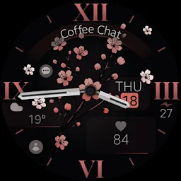 Classic Flowers watch face - Screenshot Image