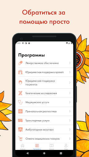 Фонд ПОДСОЛНУХ Screen 2