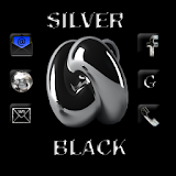 Silver Black Theme GO Launcher icon