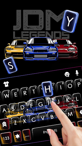 Cool JDM Sports Car Keyboard B Screen 2