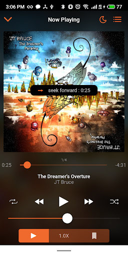 Android application SpeedUp Player Pro screenshort