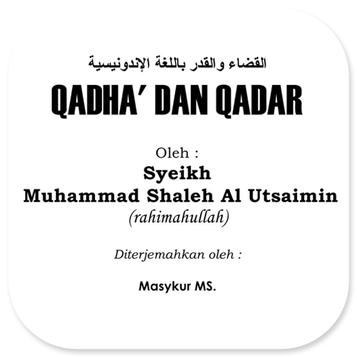 Qadha Dan Qadar By M. Shaleh logo
