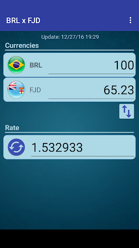 Android application Brazil Real x Fijian Dollar screenshort