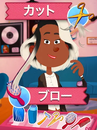 Game screenshot モデルのヘアサロン - ヘアゲーム apk download