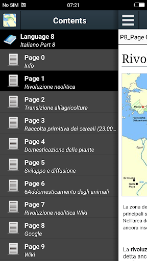Anteprima dell'app