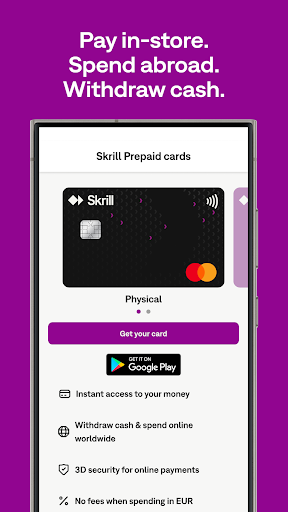 Screenshot of Skrill - Fast, secure payments