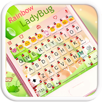 Rainbow Ladybug Emoji Keyboard