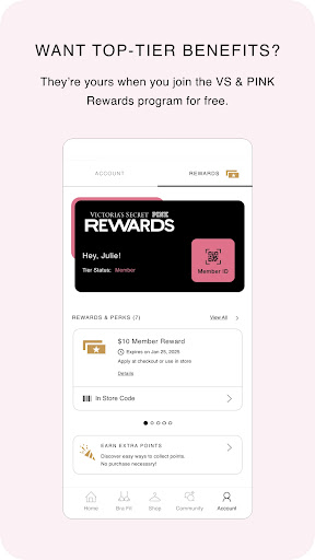 Screenshot of Victoria's Secret PINK Apparel