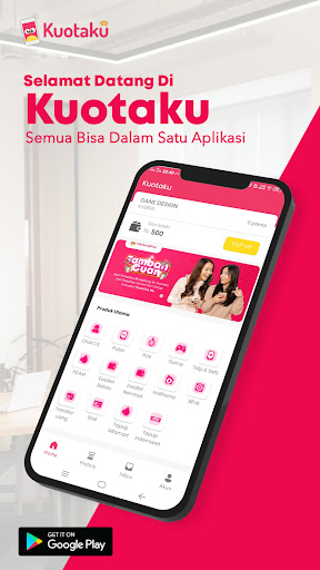 Android application Kuotaku - Pulsa & Paket Data screenshort