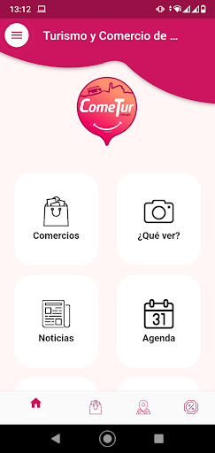 Android application Cometur Cehegín screenshort