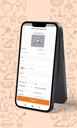 Android application Food Farata Delivery screenshort