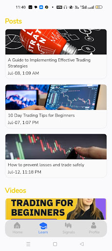 Signobit AI Trading Signals Screen 2