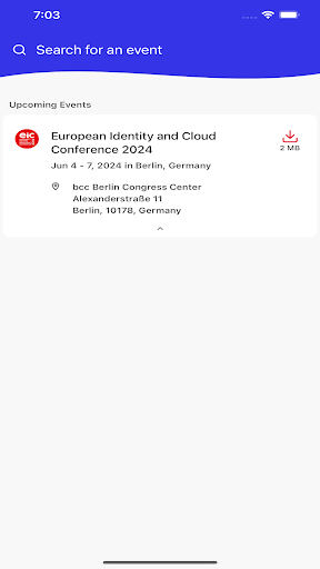 KuppingerCole App Screen 2