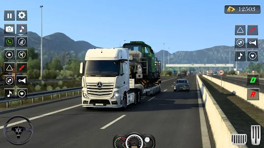Euro Cargo Truck :Transport 3d