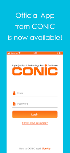 Android application CONIC TOOL screenshort
