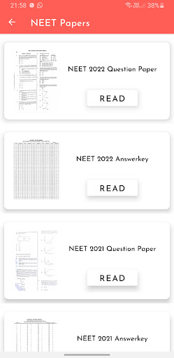 NEET SOLVED PREVIOUS PAPERS Screen 3