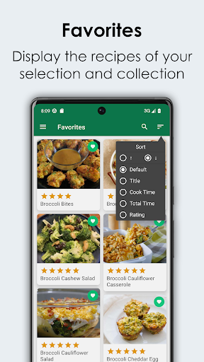Broccoli Recipes Cookbook Screen 2