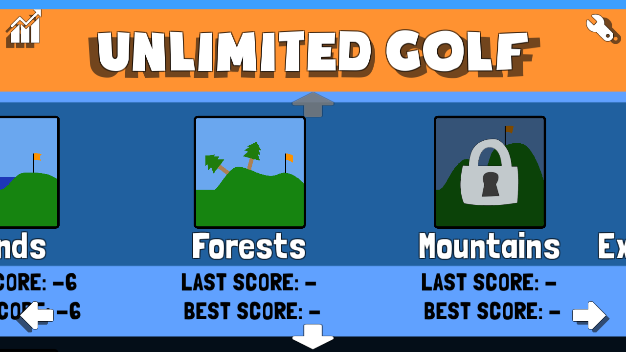 Android application Unlimited Golf screenshort