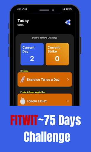 75 Days Challenge Screen 3