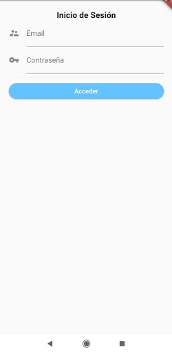 Android application Control Calidad screenshort