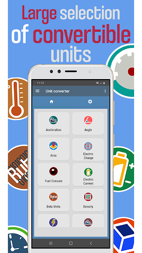 Android application Unit Converter screenshort