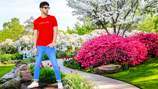 Android application Garden Photo Frames and Editor screenshort
