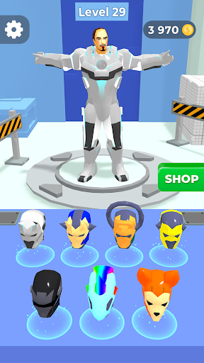 Android application Iron Suit: Superhero Simulator screenshort