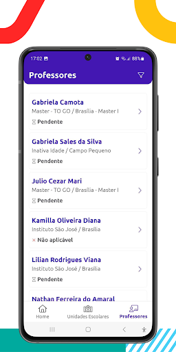Android application Forms screenshort