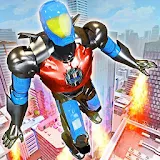 Flying Robot War Hero Survival icon