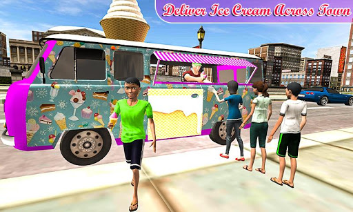 City Ice Cream Delivery Boy Screen 3