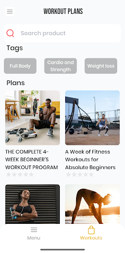 Muscle gain for Beginners Screen 2