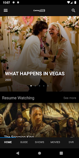 Screenshot of CentraView
